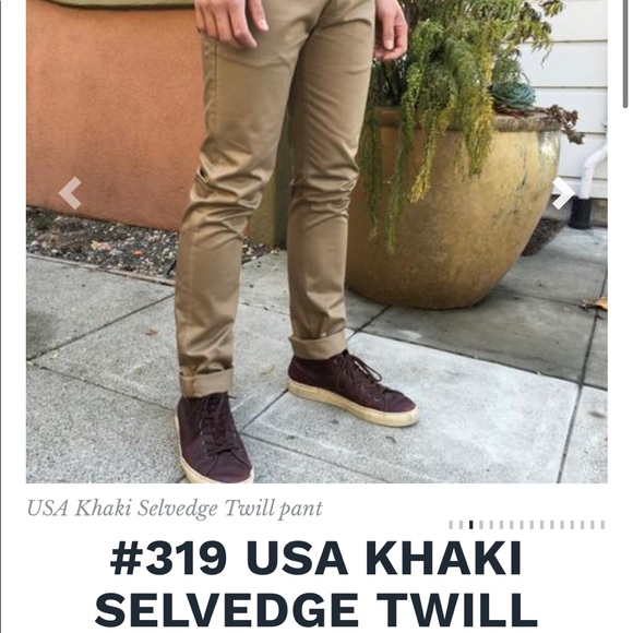 Gustin Other - Gustin #319 selvage khaki jeans pants